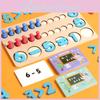 Wooden Addition Numerical And Subtraction Mathematical Operation Board Toy Kid