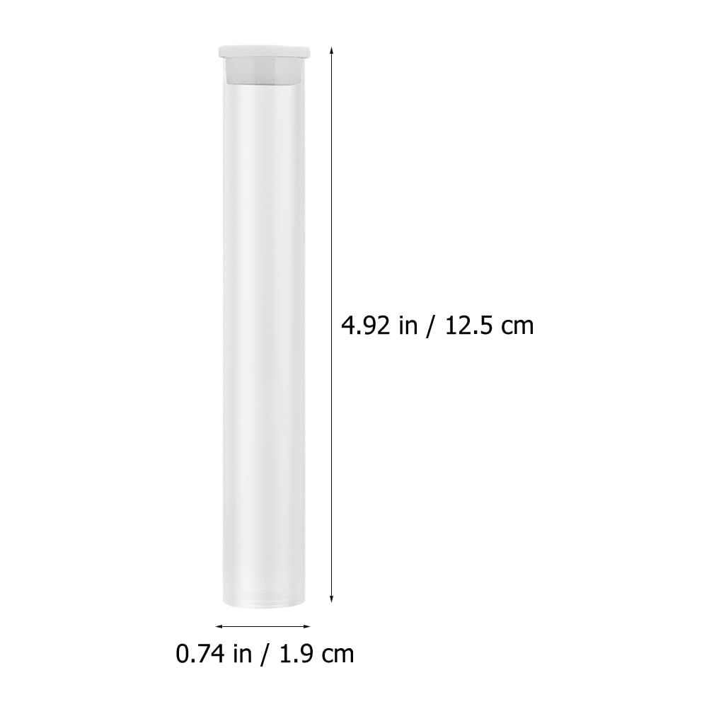 DECHOUS Incense Tube Case, Acrylic Incense Holder for 10g Incense Sticks, Perfect for Buddhist Altars and Graveyard Visits, Lightweight and Portable