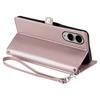 For Samsung Galaxy S25 Edge Leather Case with Wrist Strap Wallet Stand Phone Cover
