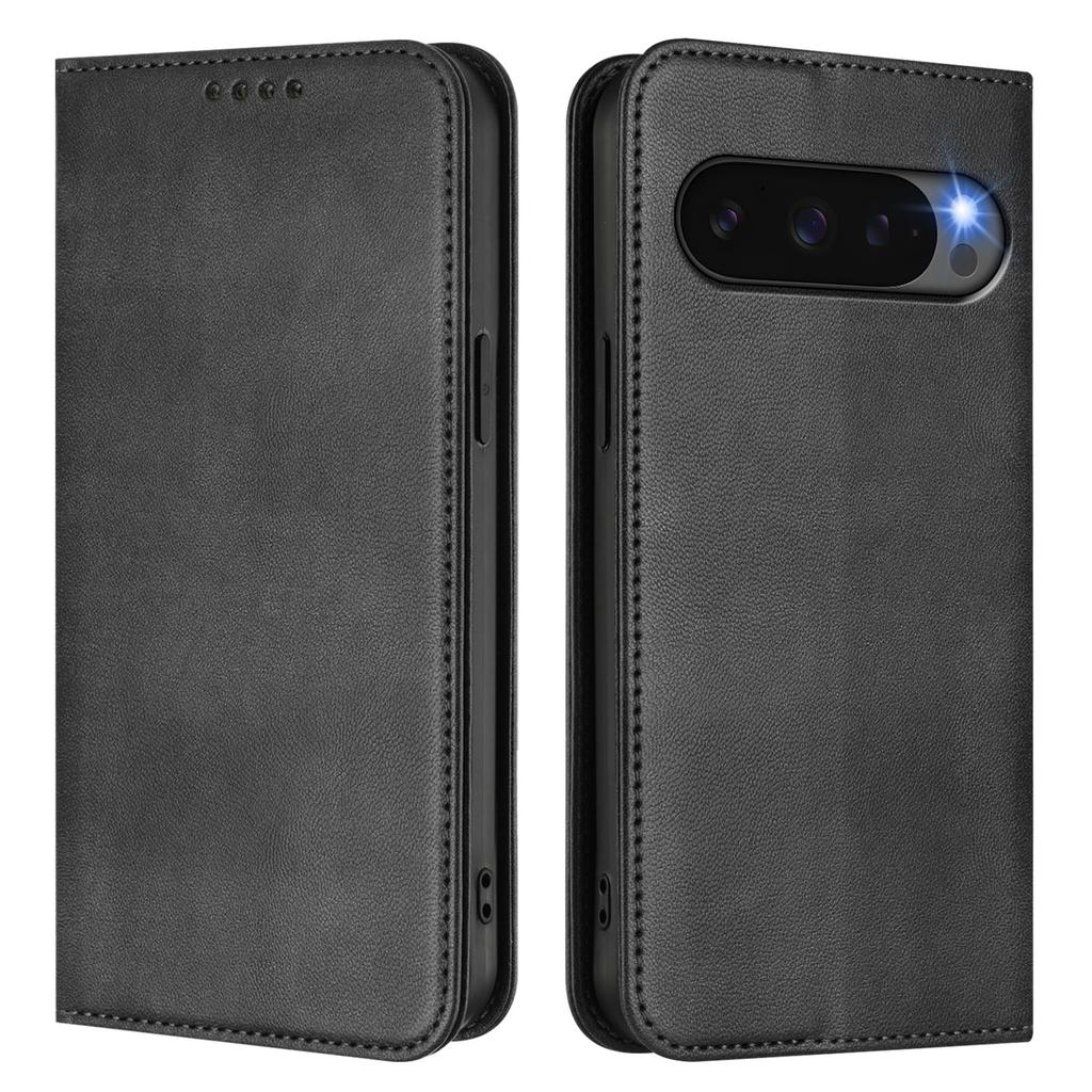 For Google Pixel 9 Wallet Cases Retro Texture RFID Blocking Leather Phone Cover