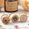 Butterfly Flower Themed Cylindrical Stamp 3 Options Petal Lace Stamp  Handbook Craft