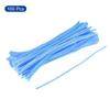 uxcell 100-Pack Chenille Pipe Cleaner Stems, 30cm, Light Blue, for DIY Art, Creative Craft Decoration