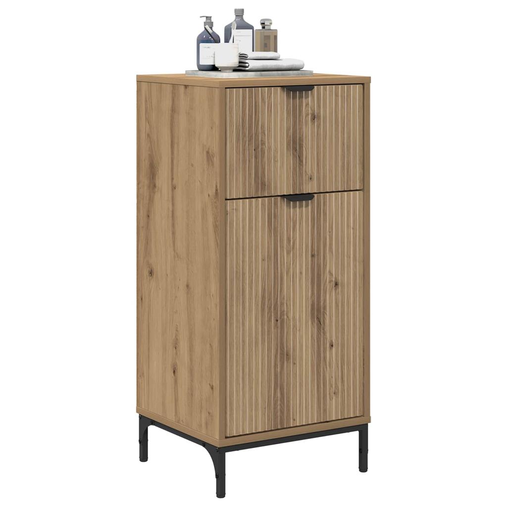 Bathroom Cabinet Artisan Oak 39.5 X 36 X 88 Cm
