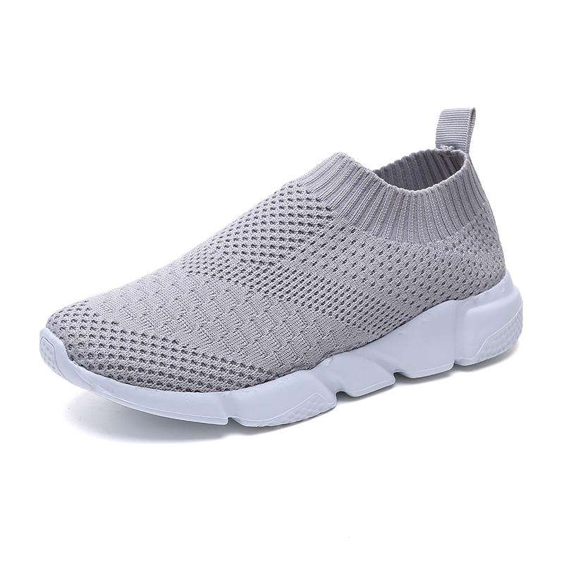 Fashion Rimocy Spring Summer Knitting Sneakers Women Light Breathable Mesh Flats Woman Non-slip Soft Bottom Casual Socks Shoes 2025