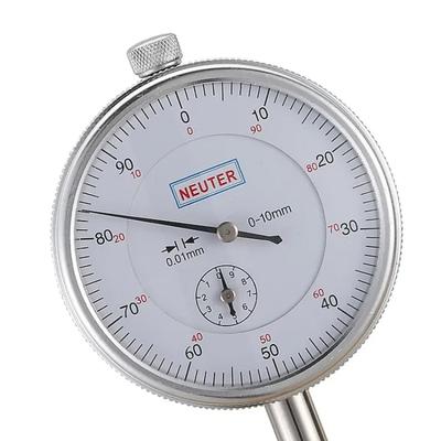 0-10mm/0.01mm Mechaniczny czujnik zegarowy Wskaźnik zegarowy z występem pomiarowym Precyzyjny przyrząd pomiarowy Percentymetr