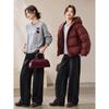 Women's Soft Wool Blend Cherry Detail Drop Shoulder Sweater