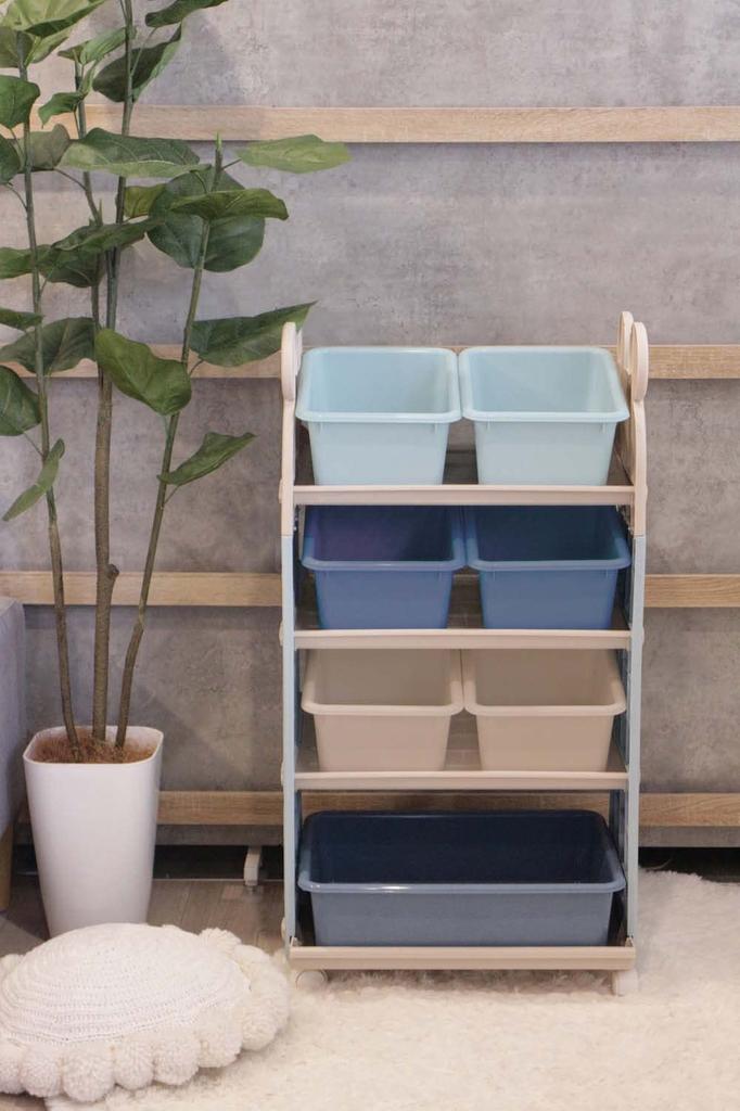 Nishiki Kasei Toy Box Mickey Mouse Tall Toy Station B×BE