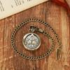 Vintage Pocket Watch Collection Triangular Quartz Universal Casual Vintage Pendant Pocket Watch