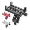 Bicycle Phone Holder Aluminum Alloy Bike Handlebar Phone Mount 360 Rotatable Cell Phone Rack Bracket For Cycling Bike Accessory