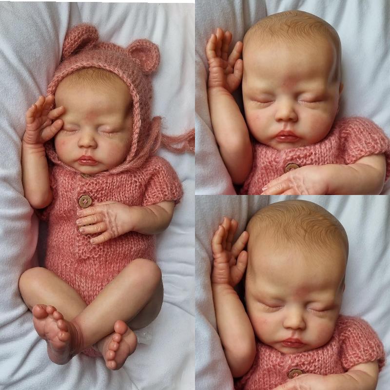 19in Npk Lifelike Reborn Baby Dolls Realistic Newborn Full Body Real Life Toys