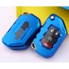 Key Fob Cover For Jeep Full Protection Soft TPU Flip Key Case Holder Compatible With 2018  Jeep Wrangler JL JLU Rubicon   Jeep Gladiator JT Sahara