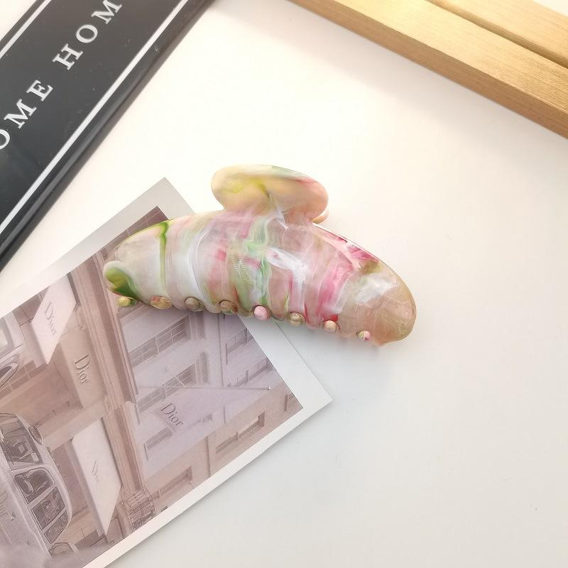 Ac de păr premium cu acid acetic pentru femei, spate de cap, clip mic de prindere, ac de păr, clip rechin, semi-prindere păr, accesoriu de cap