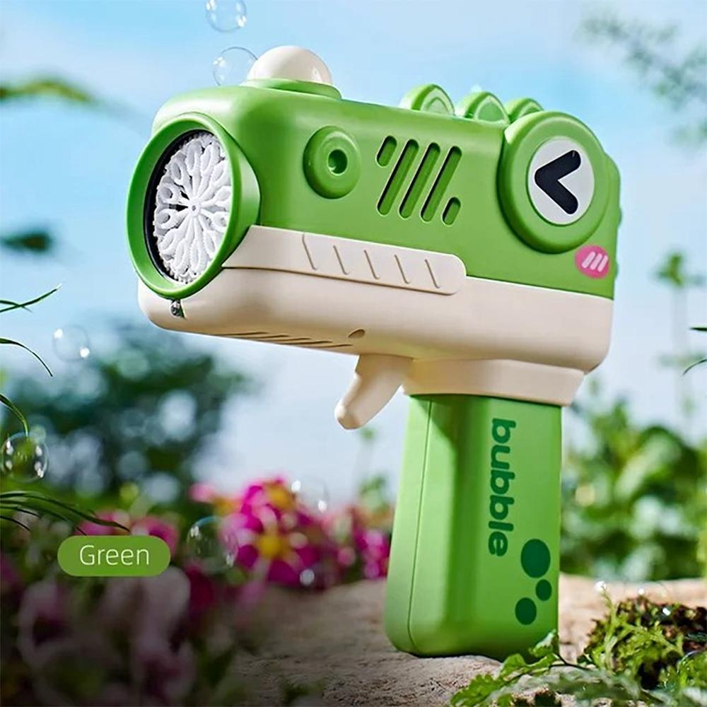 Cartoon Automatic Electric Bubble Gun Machine Soap Bubbles Magic Bubble for Bathroom Summer Outdoor Toys Birthday Day Gifts