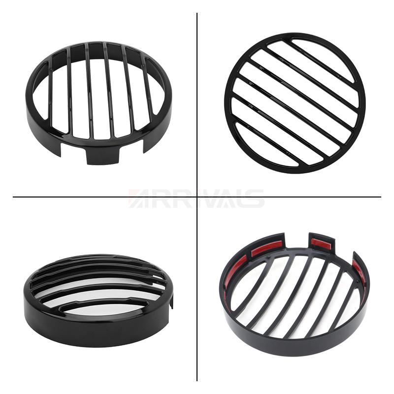 Motorcycle Black Front Head Light Lamp Protector Guard Headlight Grill Cover For Honda 2017-2025 Rebel CMX 300 Model