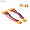 Male Female Cable Dual Extension Y Splitter 3-Way 14AWG Silicone Wire XT60 Parallel Battery Connector For RC Motor