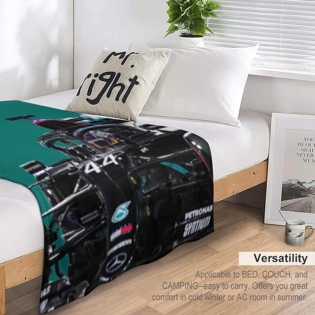 Lewis Hamilton 2021 Throw Blanket Luxury Brand Blanket sofa For Sofa