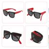 UV400 Foldable Polarized Lens Kids Sunglasses Lovely Square Frame Boys Girls Sunglasses Fashion Accessories