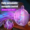 Factory Price LED Mosquito Killer Rechargeable Lamp Repellent 3000V Electric Swatter USB Mosquito Trap Fly Bug Zapper