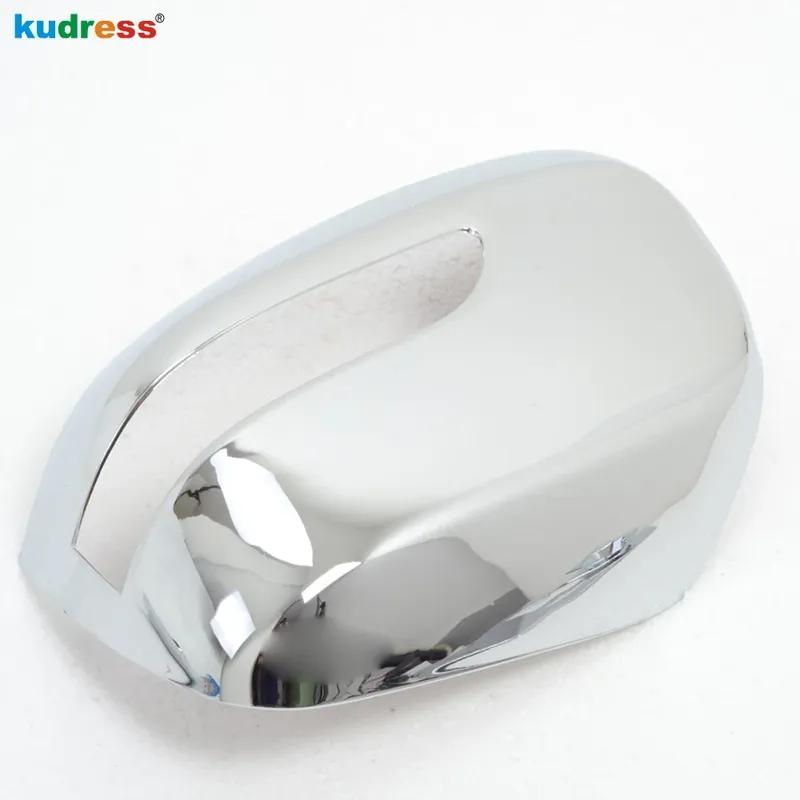 For Toyota Land Cruiser LC200 FJ200 facelift 2016- Chrome Car Rearview Mirror Cover Trim Side Wing Mirror Cap Accessories