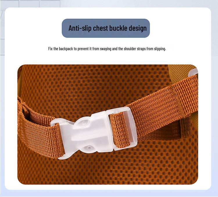 Kids' Cartoon Schoolbag: Lightweight, Double Shoulder Backpack with Spine Protection for 3-6 Year Olds