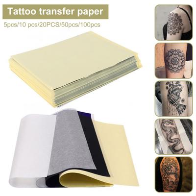 Fashion Tattoo Paper Sheet Professional Minimalistic Thermal Copying