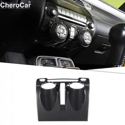 Carbon Fiber Dashboard Center Control CoverTrim For Chevrolet Camaro 2010-2015