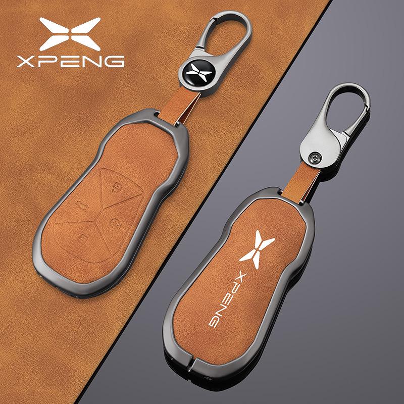 Premium Car Key Case & Chain for Xiaopeng P7, G6, P7i, P5, G3, G3i, G9 Models