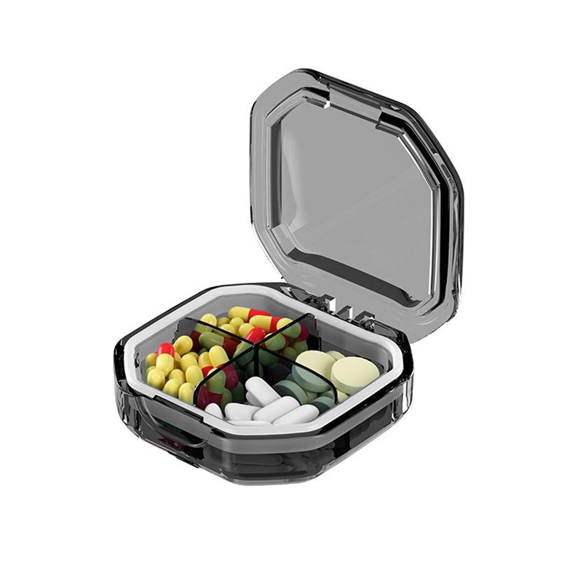 Mini Dispensing Environmental Protection Moisture-Proof Travel Independent Pill Portable Multi-cell Pill Box Packing Storage