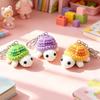 Adorable Turtle Keychain, Handmade Crocheted Miniature Turtle Plush Toy Hanging Bag Charm Ornament
