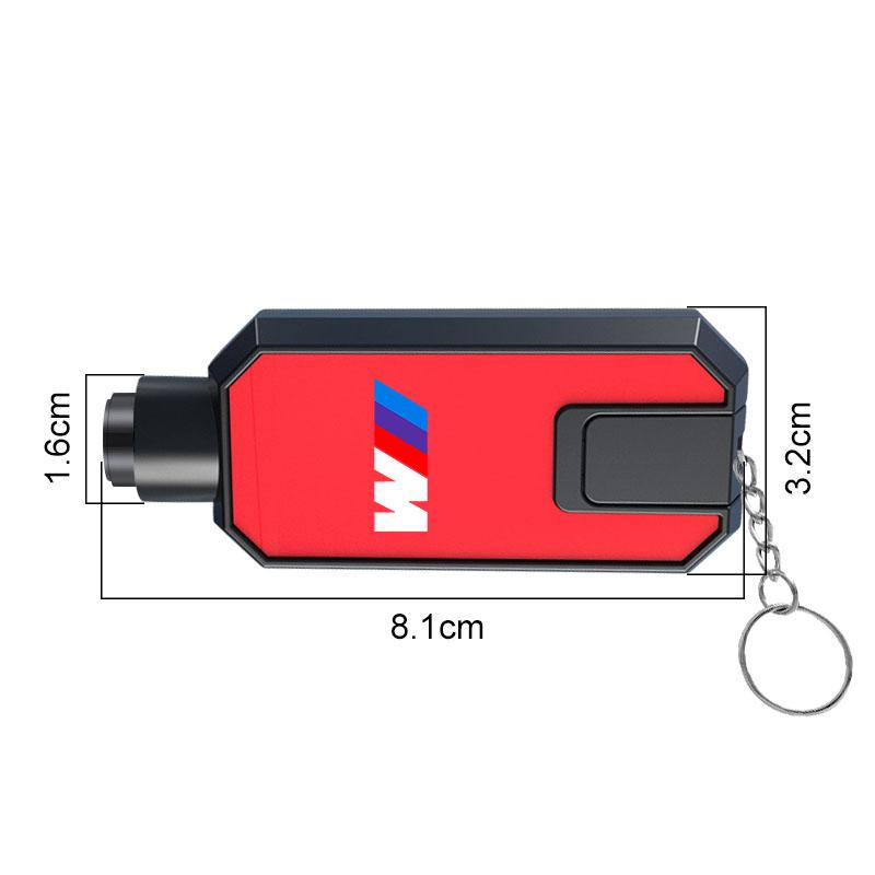 3 în 1 M LOGO Siguranță Auto Instrument Multifuncțional pentru Spargerea Geamului Evadare Spargere Pentru BMW X6 X1 X2 X3 X4 X5 X7 E46 E39 E90 E36 E60 E34 E30 F30 E71 F10 F10
