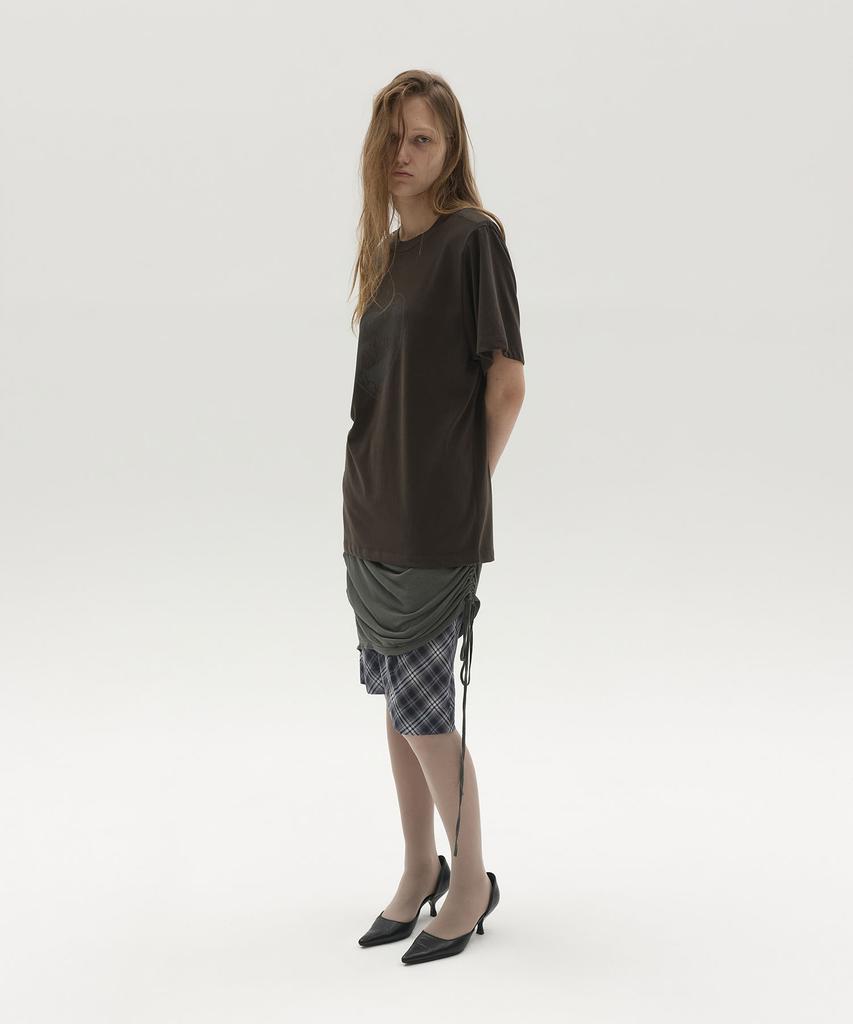 LCDC™ Detachable Pad Printed Tee (Brown)
