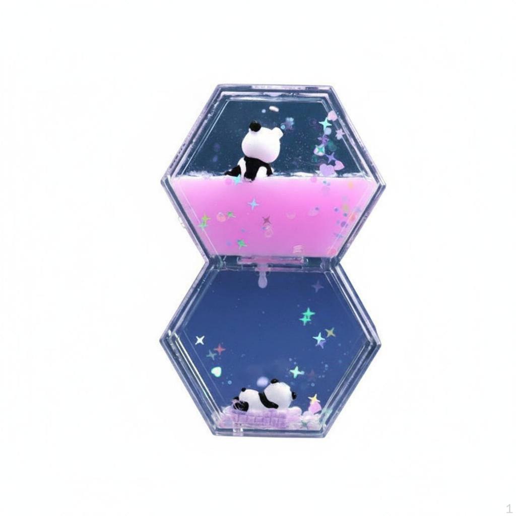 Liquid Motion Bubbler Creative Design Colorful Oil Hourglass Visually Captivating Calming Desk Toy