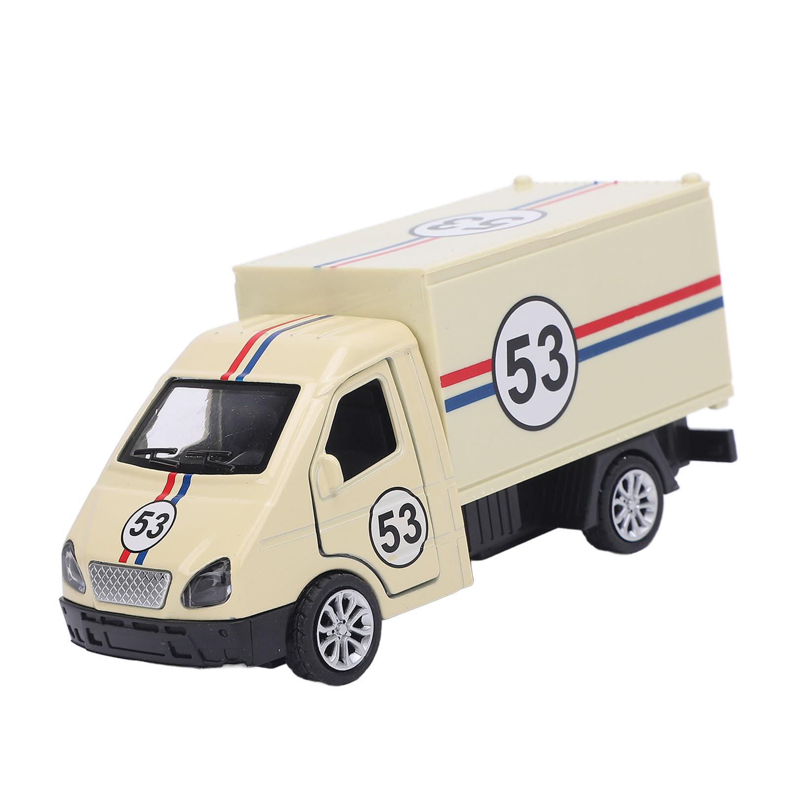 

Small Container Truck Car Alloy Truck Model Toy Interactive Play Set Vehicle Model for Kids