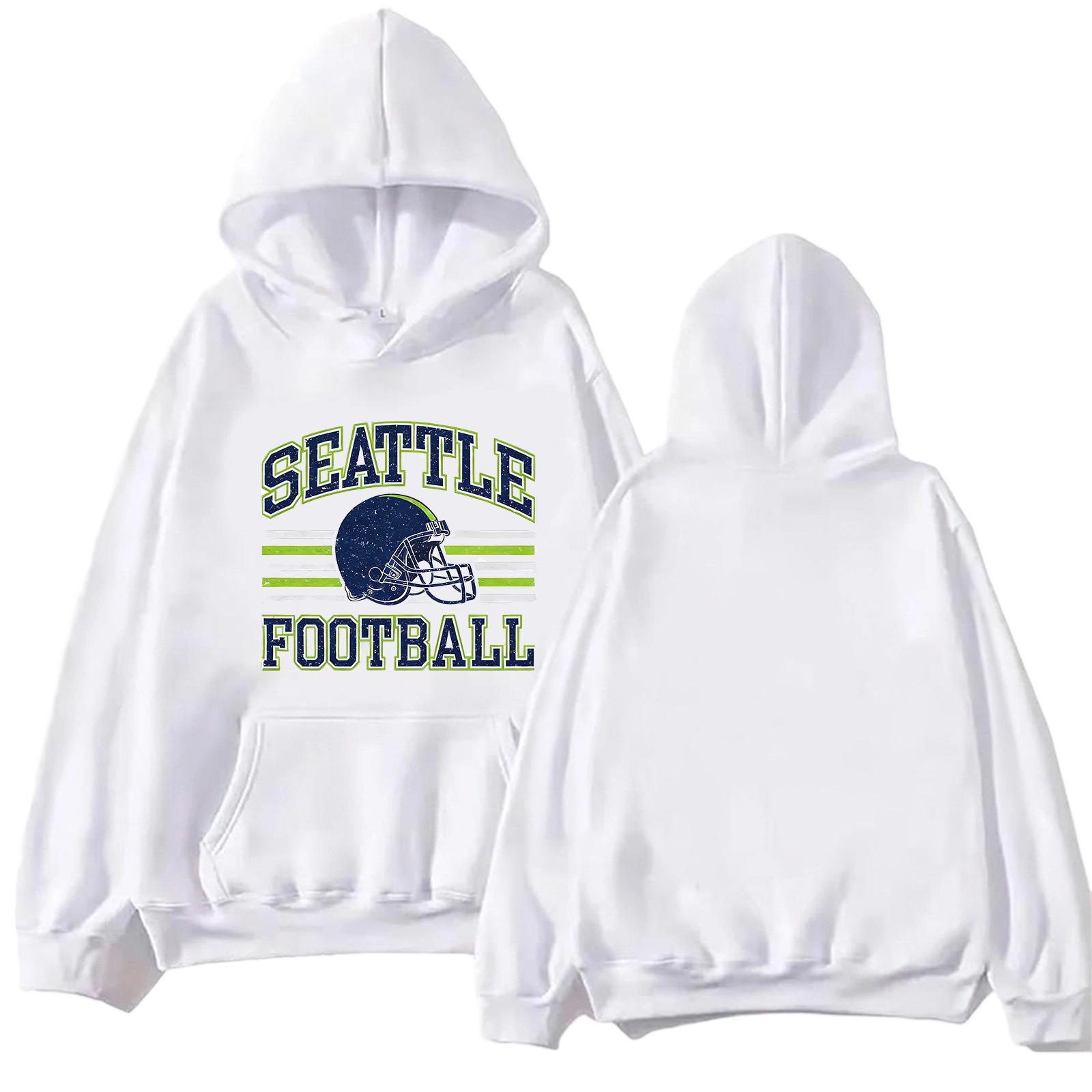 Женская модная повседневная универсальная повседневная толстовка с капюшоном, повседневная толстовка с длинными рукавами и нашивками сверху XL белый