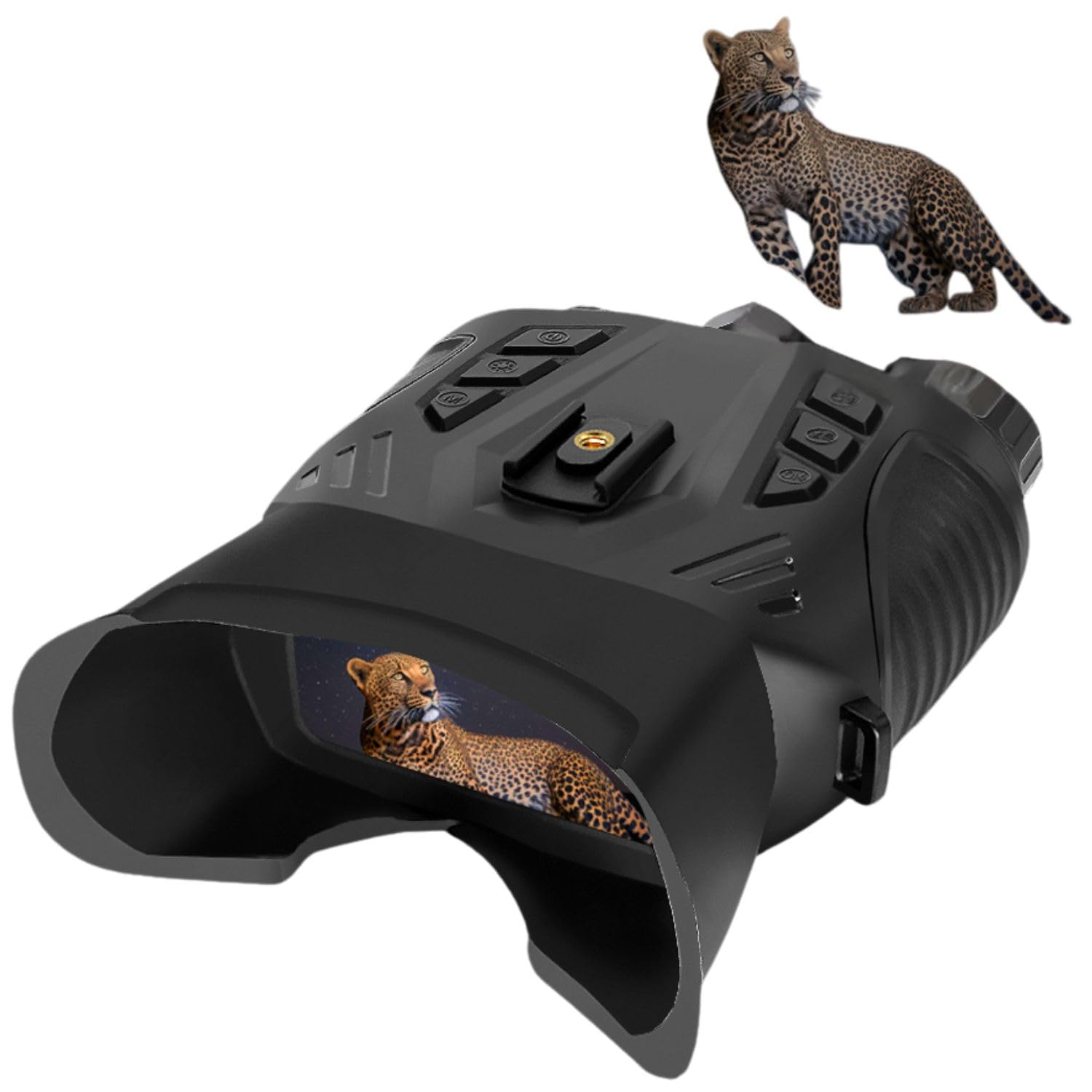 

Повнокольорові окуляри нічного бачення Камера безпеки Приціл нічного бачення Оснащений датчиком SONY Водонепроникний перезаряджуваний кріплення на голову 8-кратне збільшення Дюймовий РК-дисплей