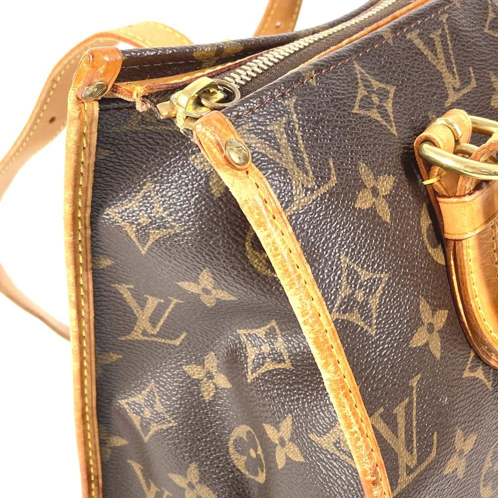 Louis Vuitton M40007 Monogram Popincourt Tote Bag Shoulder Bag Brown