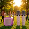 K12 Bluetooth Speaker with Integrated Microphone for Outdoor Broadcasts & Home Karaoke