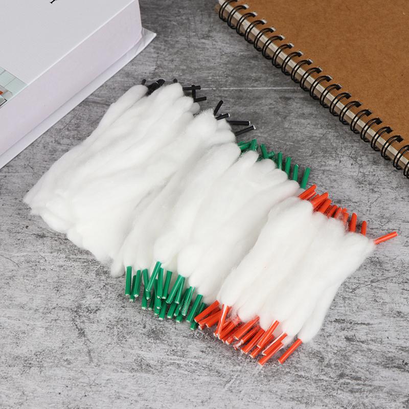 20Pcs Shoelace/Thread Cotton Premium Wool Bacon Dimeter 2.5Mm Long Lasting Wicking Material Thread L120Mm