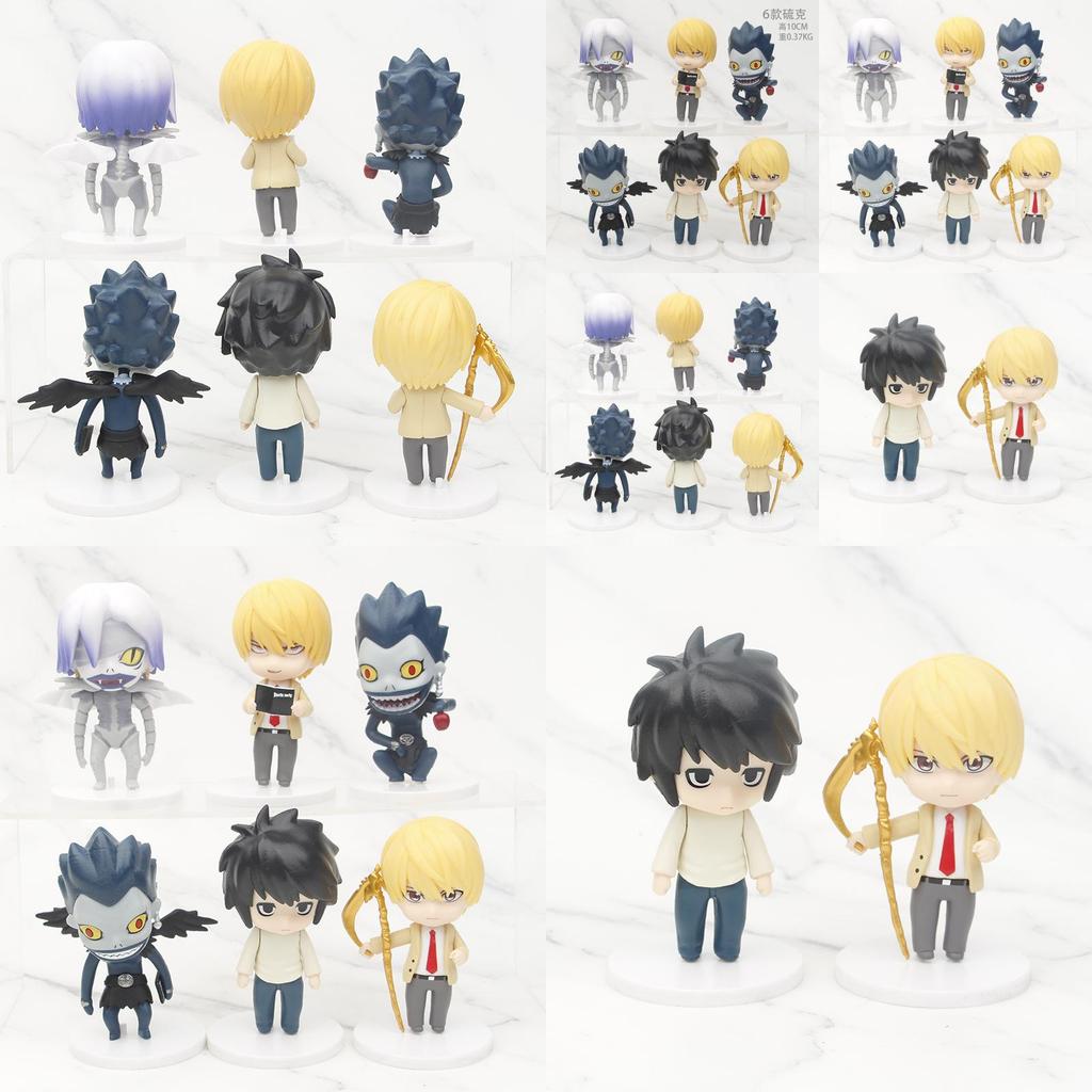 Death Note Zestaw Figurek Akcji Szczegółowe Modele PCV z L Light Ryuk Rem Kolekcjonerskie Figurki