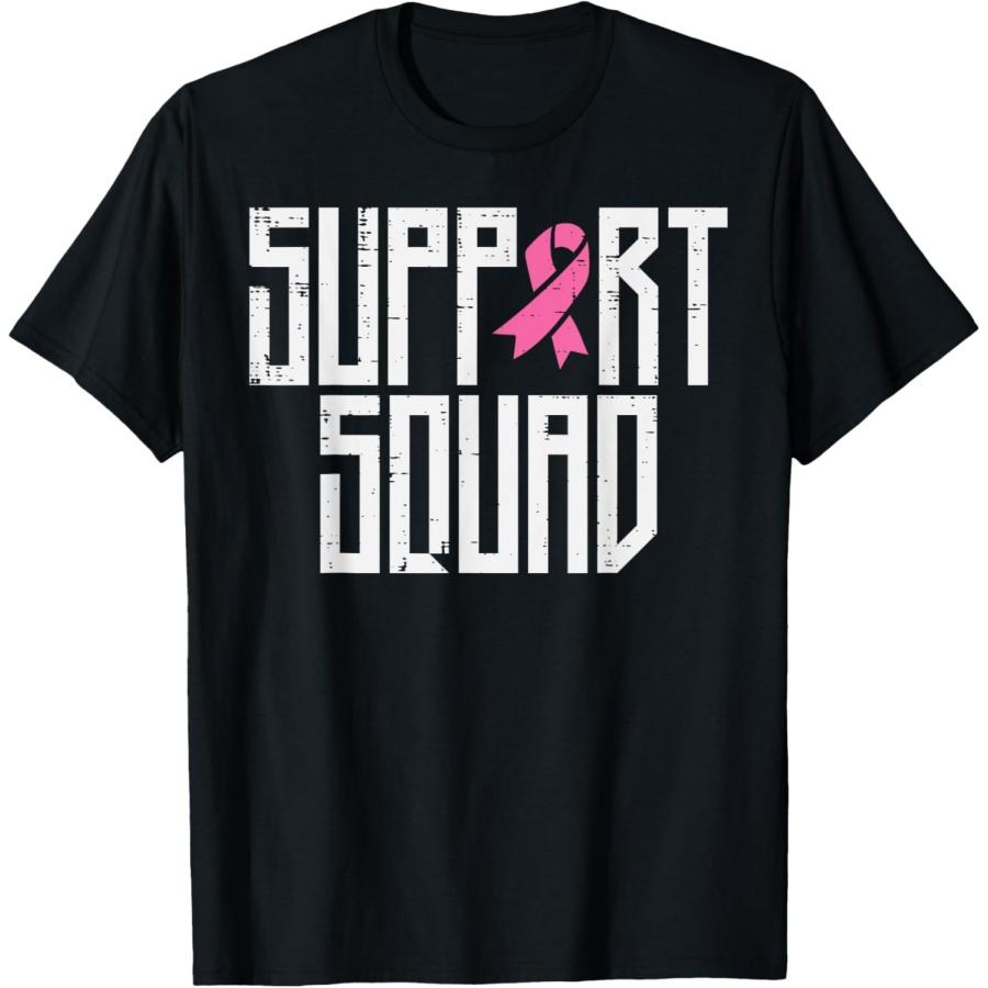 Футболка Support Squad Pink Ribbon Family в поддержку борьбы с раком груди S