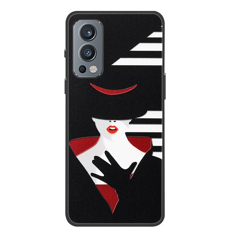För Oneplus Nord 2 5G Fodral 3D Drake Prägling Mjuk TPU Silikon Baksidesfodral För Oneplus Nord2 5G One Plus Nord 2 Coque Bumper