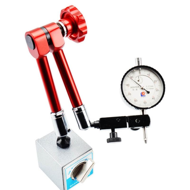 Reliable Adjustable Magnetic Base Holder for Digital Dial Indicator Use for Metalwork Pieces and Maintain Fine Stable