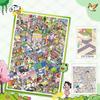 Large Size Miniature Stickers Die-cut Scrapbook Stickers New DIY Scene Stickers  Art Collection