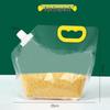 Moisture-Proof Transparent Grain Storage Bag with Spout