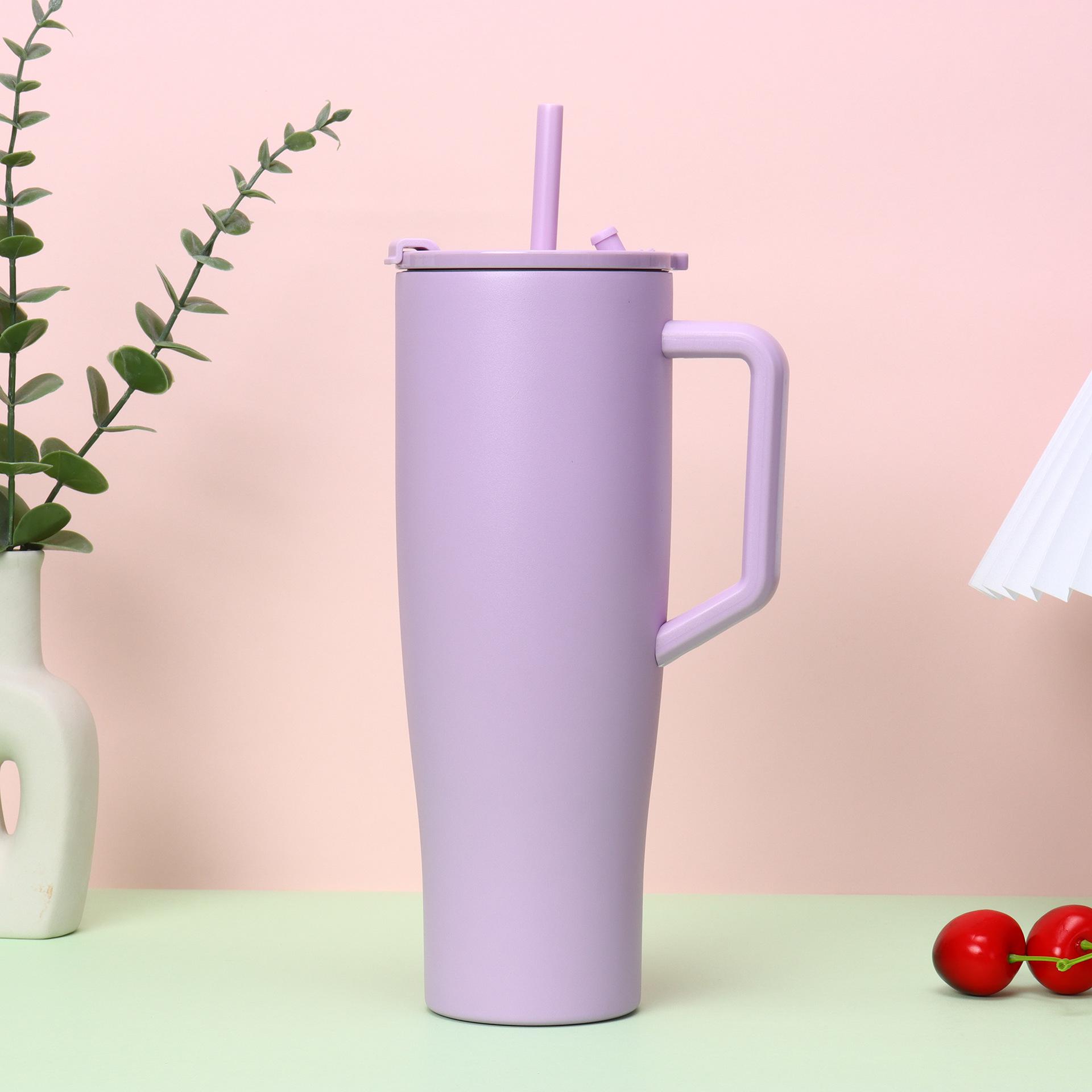 

40oz Ice King Vacuum Insulated Coffee Cup - Durable, Portable, Outdoor & Car-Friendly 40oz світло-фіолетового кольору