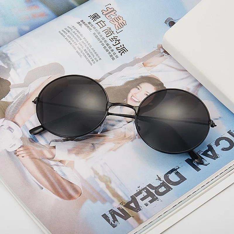 Bai Fen Bai Electronic 3C Men's Retro Vintage Punk Sunglasses For Wo Popular Fishing Leisure Round Metal Sun Glasses Fashion Sunglasses Uv400 Lentes