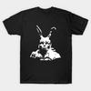 Men Black Print T-shirt Imaginary Inkblod - Donnie Darko No-Cut Transfer Paper Print Cotton Tshirt