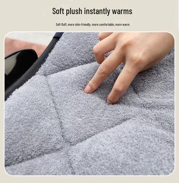 Thickened Waterproof Fleece-lined Windshield for Electric Vehicles - Cold-Proof Cover for Spring, Autumn, and Winter