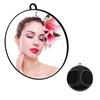 Professional Hand Held Round Mirror with Handle for Personal&Hair Salon Use