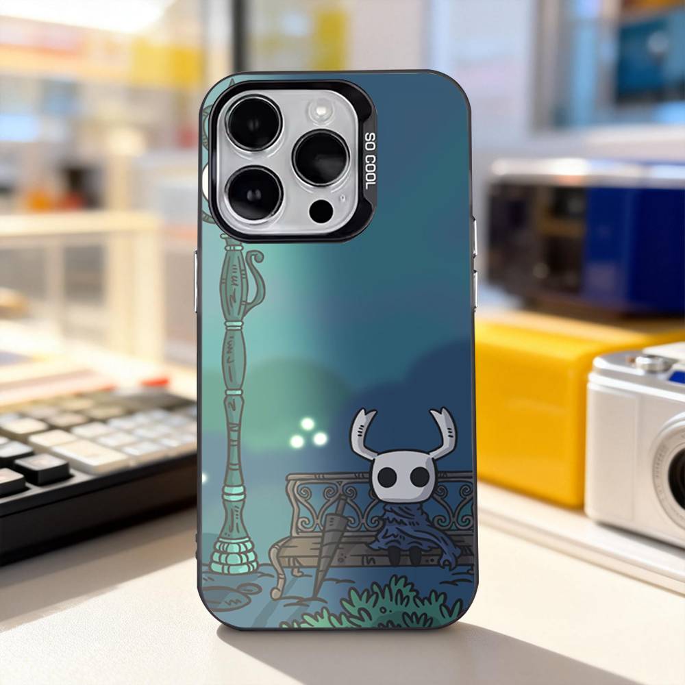 

Game H-Hollow Knight Cute Phone Case For iPhone 17,16,15,14,13,12,11,Pro,XS,Max,Plus,Mini,SE4,E IMD Matte Black iPhone16promax